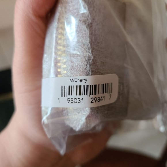 Coach Long Zip Around Wallet Cherry Gold Hardware - Picture 9 of 10